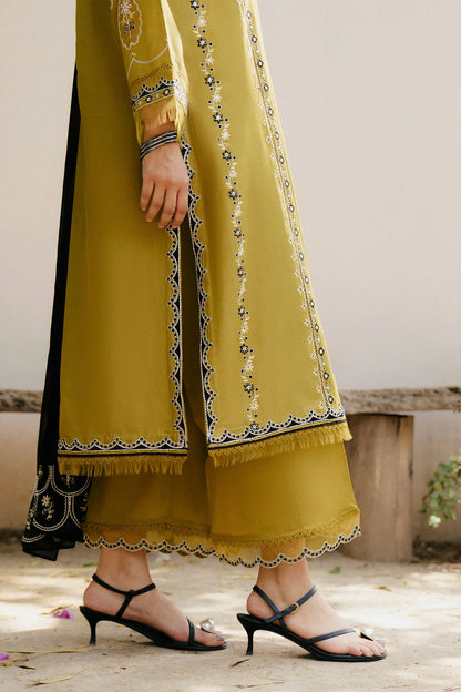 ZARA SHAH JAHAN UNSTITCHED 3-PC DHANAK EMBROIDERED SHIRT WITH DHANAK EMBROIDERED SHAWL AND TROUSER KZ-2028