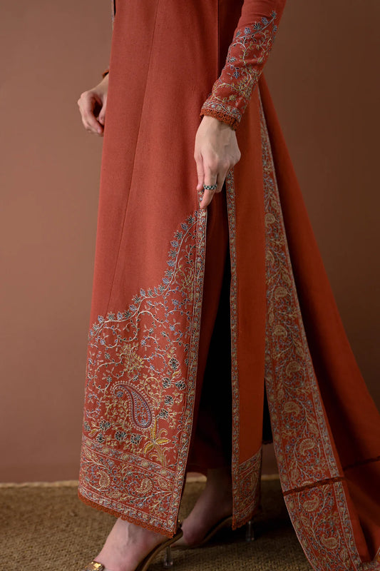 BATIK UNSTITCHED 3-PC DHANAK EMBROIDERED SHIRT WITH DHANAK EMBROIDERED SHAWL AND TROUSER KZ-2013