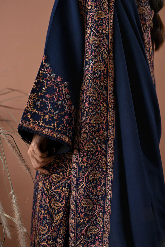 BATIK UNSTITCHED 3-PC DHANAK EMBROIDERED SHIRT WITH DHANAK EMBROIDERED SHAWL AND TROUSER KZ-2032